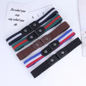 Ceinture élastique invisible sans boucle pour femme, sans poinçonnage, sans tracas, confortable, sans marque, sport, jeans Ceinture élastique invisible sans boucle pour femme, sans poinçonnage, sans tracas, confortable, sans marque, sport, jeans
