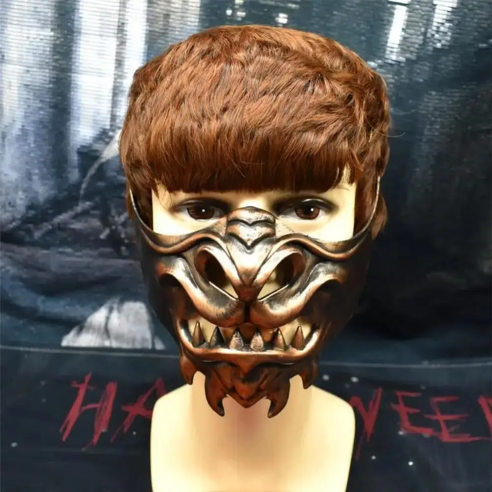 demi visage cosplay rouge prajna masque effrayant habiller samouraï cosplay masque mascarade 3d japonais masque jouet jouets pour enfants demi visage cosplay rouge prajna masque effrayant habiller samouraï cosplay masque mascarade 3d japonais masque jouet jouets pour enfants