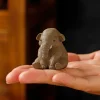 chinesetea – cérémonie du thé pour animaux de compagnie, argile kung fu, petites figurines à couleur changeante, accessoires pour animaux de compagnie, service à thé chinois, thé kung fu