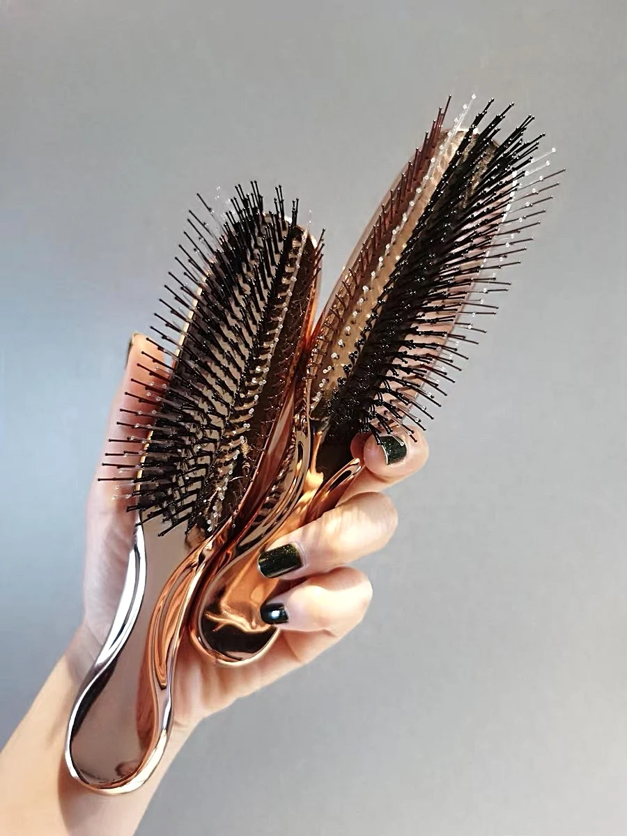 japonais premium masseur de tête brosse de cuir chevelu masseur de cheveux brosse de shampoing brosse démêlante en plastique humide peigne de nettoyage de cheveux or rose japonais premium masseur de tête brosse de cuir chevelu masseur de cheveux brosse de shampoing brosse démêlante en plastique humide peigne de nettoyage de cheveux or rose