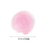 broche florale multicouche en organza pour femme, épinglettes, fleur de poitrine, corsage, vêtements, décoration de robe, rose, mode