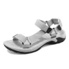 chaussures ouvertes d'été de haute qualité pour hommes, sandales réglables d'extérieur, gladiateur de plage rome, respirant, vert pur noir, grande taille 47 48