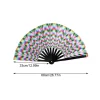 Éventail pliant classique à main gérrainbow home print bambou sophia refroidissement déterminer performance festival brevartisanat cadeau 33cm