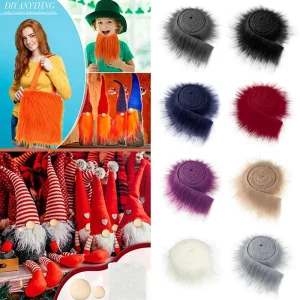 Rubans en Fausse Fourrure de 1.5m, Bricolage, Couture, Garniture Moelleuse, Tissu de Coupe, Décoration de la Maison, Costume, Peluche, Rayure, Cadeau Rubans en Fausse Fourrure de 1.5m, Bricolage, Couture, Garniture Moelleuse, Tissu de Coupe, Décoration de la Maison, Costume, Peluche, Rayure, Cadeau