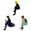 figurine de dessin animé hunter × hunter kurapika, 13cm, chrollo illumi hisoka, collection de figurines, bouchon de nouilles, modèle de jouets cadeaux