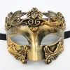 masques pour hommes, mascarade d'ancien guerrier greco roman, accessoires de costume de cosplay pour fête d'halloween, demi masque sexy, accessoires