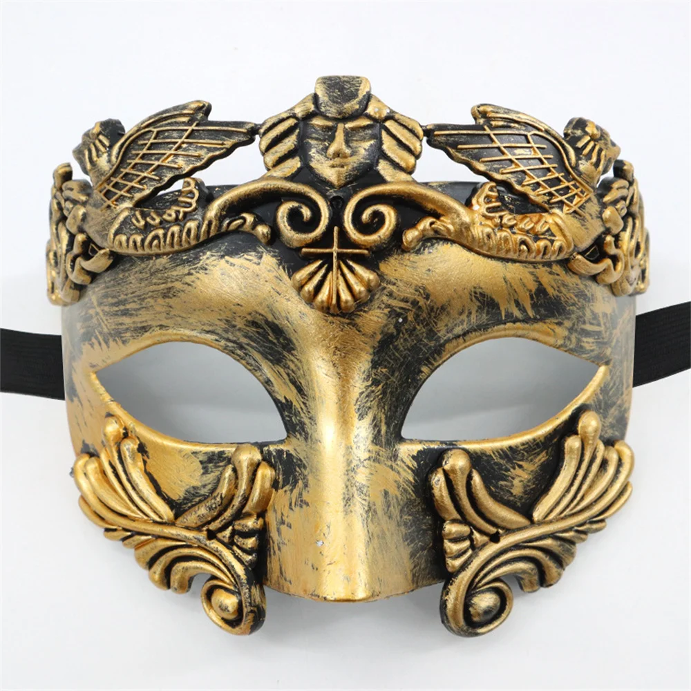 masques pour hommes, mascarade d'ancien guerrier greco roman, accessoires de costume de cosplay pour fête d'halloween, demi masque sexy, accessoires masques pour hommes, mascarade d'ancien guerrier greco roman, accessoires de costume de cosplay pour fête d'halloween, demi masque sexy, accessoires