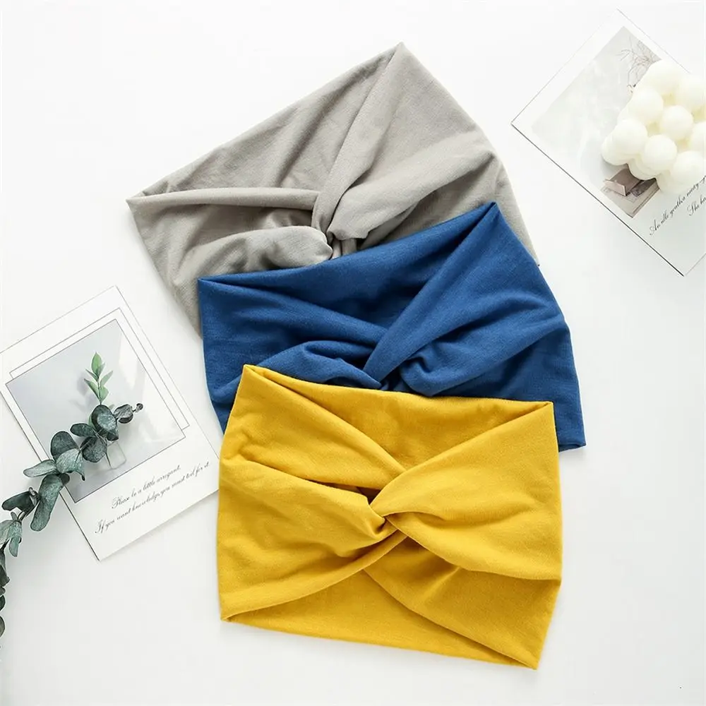 bandeaux de sauna larges torsadés pour femmes, turban d'entraînement, bandeau, accessoires pour cheveux, optique extra large bandeaux de sauna larges torsadés pour femmes, turban d'entraînement, bandeau, accessoires pour cheveux, optique extra large