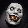 masque de zombie reepy pour halloween, accessoires de cosplay, avec démons souriants, le mal, réaliste, fantôme effrayant