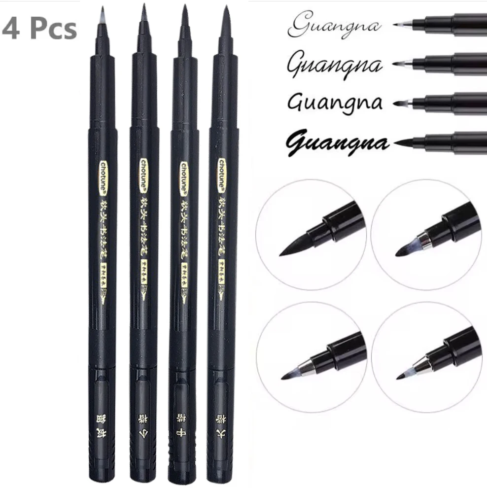 stylo de calligraphie, stylo de lettrage à main, brosse, stylo de lettrage, marqueur d'écriture, papeterie stylo de calligraphie, stylo de lettrage à main, brosse, stylo de lettrage, marqueur d'écriture, papeterie