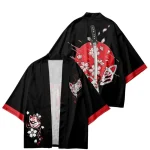 Kimono japonais pour enfants de 3 à 14 ans, costume traditionnel pour garçons et filles, mode kimono haori, veste cardigan, vêtements de plage pour enfants, cape