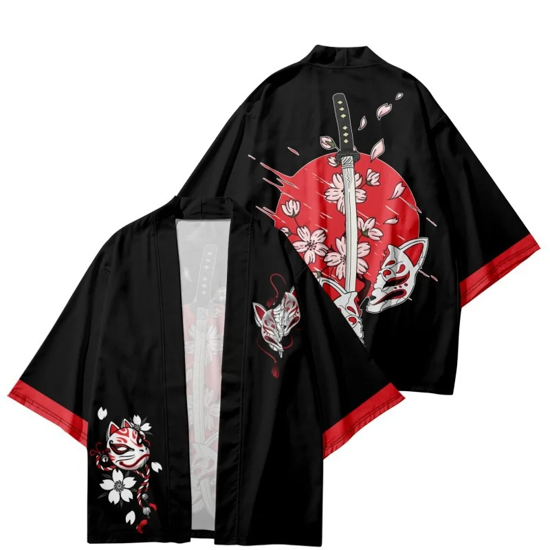 Kimono japonais pour enfants de 3 à 14 ans, costume traditionnel pour garçons et filles, mode kimono haori, veste cardigan, vêtements de plage pour enfants, cape Kimono japonais pour enfants de 3 à 14 ans, costume traditionnel pour garçons et filles, mode kimono haori, veste cardigan, vêtements de plage pour enfants, cape