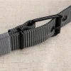 ceinture en toile poreuse avec oeillet pour hommes et femmes, ceinture chimjeans avec broche pour sports de plein air