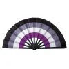 arcs en ciel pliant ventilateur coloré ventilateur lgbts gay pride fête été ventilateur de refroidissement festival de musique