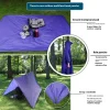 poncho de pluie pour adultes – cape imperméable avec manches détachables, équipement de randonnée léger pour les voyages en plein air
