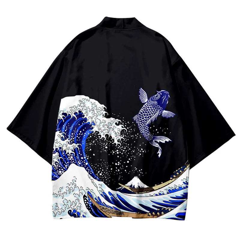 kimono haori traditionnel japonais pour enfant de 3 à 14 ans, cardigan à la mode, veste, cape, vêtements de plage kimono haori traditionnel japonais pour enfant de 3 à 14 ans, cardigan à la mode, veste, cape, vêtements de plage