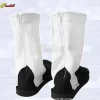 chaussures de cosplay d'anime japonais, sandales noires, bottes de ninja kakashi, konoha ninja village akatsuki nanja uzumaki sakura sasuke