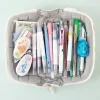 sacs cosmétiques japonais en coton matelassé pour femmes, poudres de maquillage, forme d'oreiller, sac de rangement souple, multifonction, trousse de toilette de voyage en fourrure