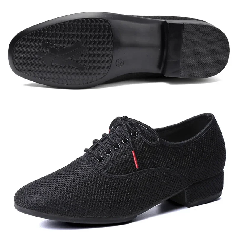 chaussures de danse latine pour hommes, salsa jazz, salle de bal, tango moderne, maille noire, semelle souple, entraînement de tennis, 39 46 chaussures de danse latine pour hommes, salsa jazz, salle de bal, tango moderne, maille noire, semelle souple, entraînement de tennis, 39 46