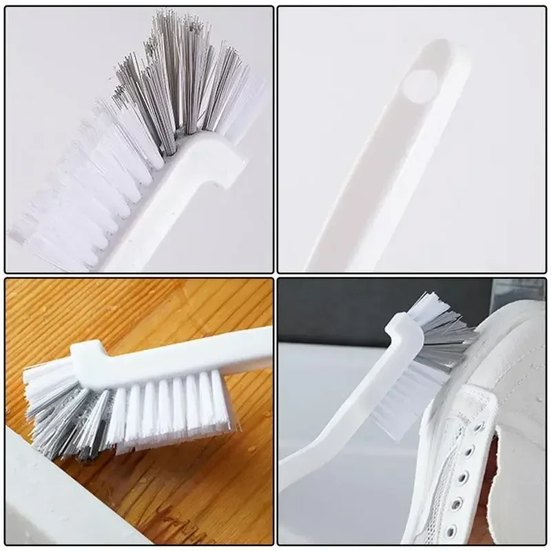 brosse d'évier de style japonais, brosse de nettoyage de tasse avec poignée longue, conception de coude, trou de queue, accessoires de nettoyage de crevasses muraux suspendus brosse d'évier de style japonais, brosse de nettoyage de tasse avec poignée longue, conception de coude, trou de queue, accessoires de nettoyage de crevasses muraux suspendus