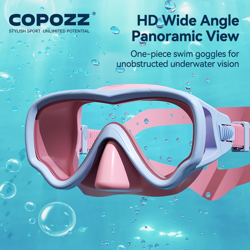 copozz masque de plongée sous marine et lunettes anti buée pour enfant, ensemble de tubes à ories facile copozz masque de plongée sous marine et lunettes anti buée pour enfant, ensemble de tubes à ories facile