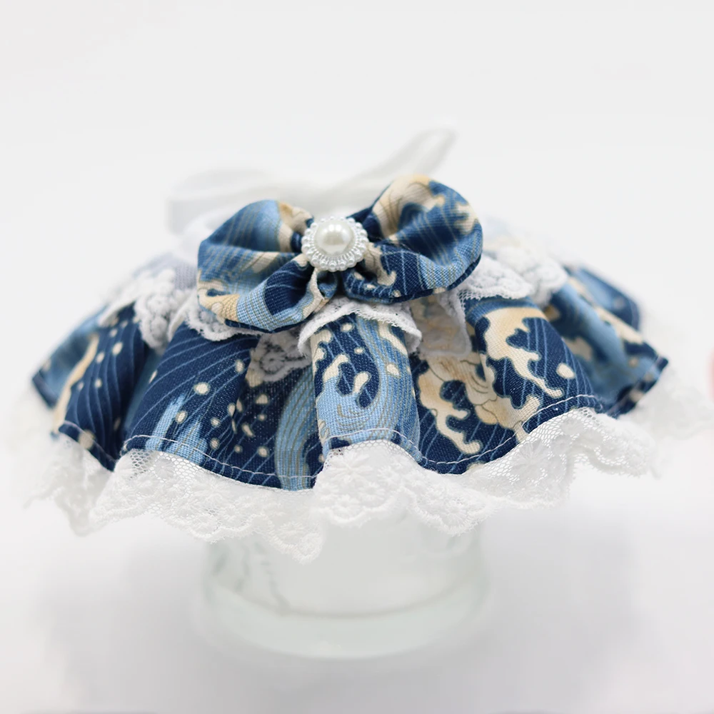 bandana réglable en coton de style japonais pour chien, accessoire pour animaux de compagnie, foulard imprimé, mignon, petit, moyen gabarit bandana réglable en coton de style japonais pour chien, accessoire pour animaux de compagnie, foulard imprimé, mignon, petit, moyen gabarit