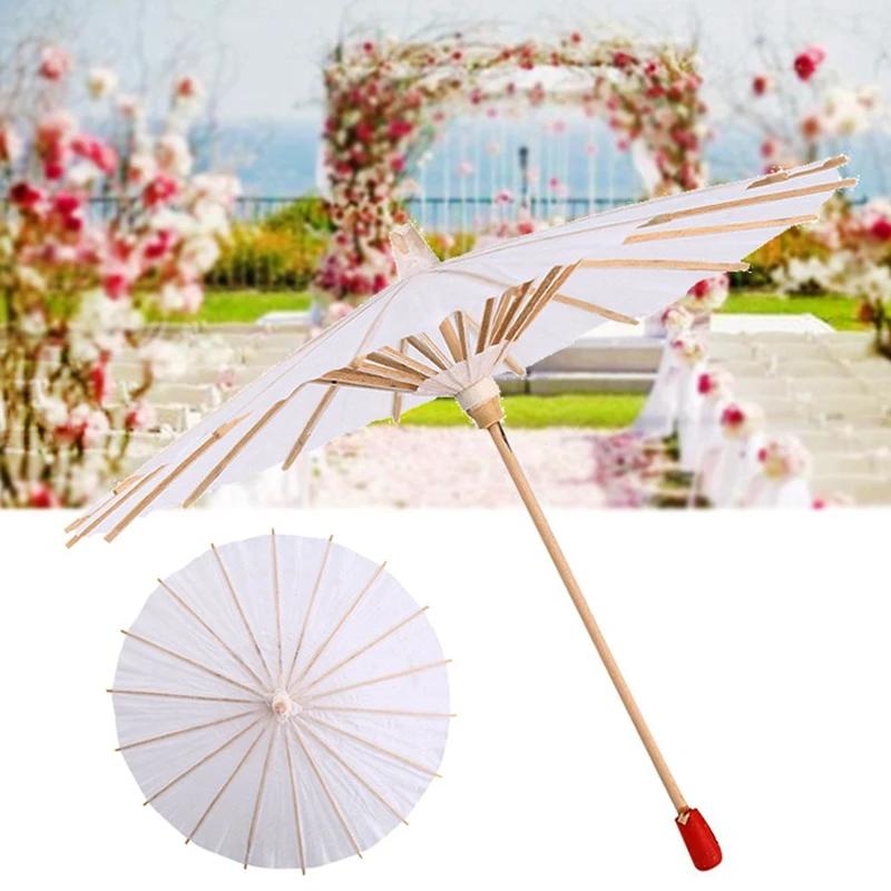 parapluie chinois en papier blanc, accessoires photo, décoration de fête de mariage, fournitures pour la maison, bricolage parapluie chinois en papier blanc, accessoires photo, décoration de fête de mariage, fournitures pour la maison, bricolage