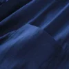 robes kimono en coton pour hommes, pyjama, vêtements fins, couleurs noir et marine, vêtements de maison, amples et décontractés, ensembles de robe pour hommes, printemps et automne