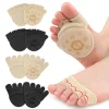 2 pièces = 1 paire de chaussettes à cinq doigts, séparateur d&rsquo;orteils, soins des pieds, demi-oignon, protection des manches, Hallux Valgus, avant-pied, semelles intérieures pour femmes