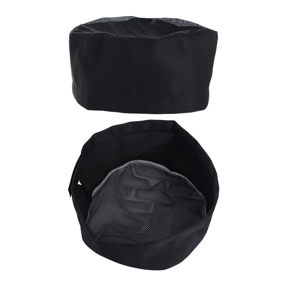 casquette à sushi respirante de style japonais avec dessus en maille, casquette plate de chef monocouche, sangle réglable, chapeau de chef confortable casquette à sushi respirante de style japonais avec dessus en maille, casquette plate de chef monocouche, sangle réglable, chapeau de chef confortable