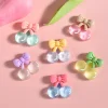 cabochons à dos plat en résine pour épingle à cheveux, scrapbooking, bricolage, bijoux, artisanat, accessoires de décoration, clair, aucune fleur, 10 pièces
