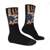 hasbulla magomedov chaussettes unisexes pour hommes, chaussettes provoqué, rétro, esthétique, amusant, printemps, Été, automne, hiver
