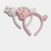 cerceau de cheveux de chat en peluche mignon pour filles, bandeaux d'automne et d'hiver, vêtements de sauna coréens, bandes de sauna de dessin animé, ornements d'accessoires pour cheveux, nouveau