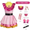 hosh37ai cosplay maid attire costume, oshi no ko carnival uniform, anime halloween costumes, adultes, femmes, enfants, bol