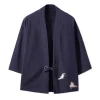 # veste kimono en coton et lin pour hommes, coupe vent de style chinois traditionnel, cardigan rétro, grande taille 5xl, printemps été 4206