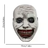 masque facial de démon d'horreur l'exorciste, cosplay, crâne fantôme maléfique et effrayant, masques en plastique, accessoire de costume de fête de carnaval d'halloween