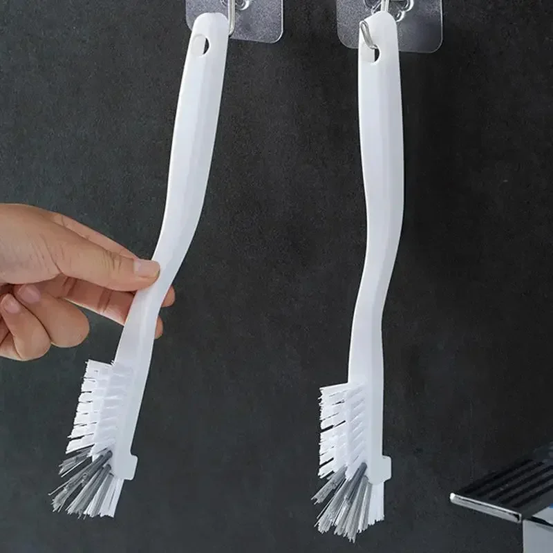 brosse d'évier de style japonais, brosse de nettoyage de tasse avec poignée longue, conception de coude, trou de queue, accessoires de nettoyage de crevasses muraux suspendus brosse d'évier de style japonais, brosse de nettoyage de tasse avec poignée longue, conception de coude, trou de queue, accessoires de nettoyage de crevasses muraux suspendus