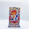 support en acrylique pour figurine de dessin animé captor sakura, plaque modèle kinomoto sakura li syaoran, 1 pièce, décor de bureau, signe debout, cadeau pour fans de jeu