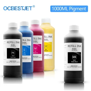 Encre pigmentée étanche 1000ml pour imprimante IL PFI 120 320 307 707 TM-200 TM200 TM-205 TM-300 TM-305 TM300 idissolvant 830 840 850