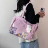 kawaii lycée adolescentes jk sac grand sac en nylon pvc transparent itabag harajuku style sac à bandoulière