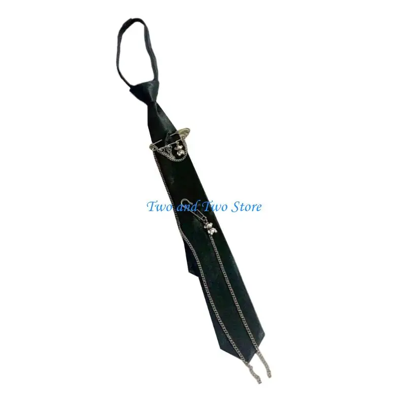hx6f uniform black liens pour senior high school uniforme pré attaché à chaîne métallique hx6f uniform black liens pour senior high school uniforme pré attaché à chaîne métallique