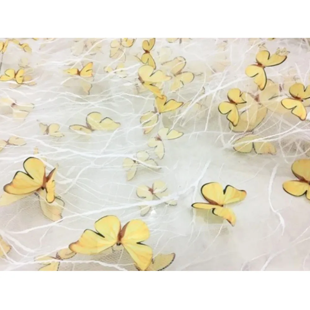 filet de gaze à motif floral papillon, maille transparente pour jupe de mariage, décoration, bricolage, vêtements pour enfants, matériel de robe de soirée filet de gaze à motif floral papillon, maille transparente pour jupe de mariage, décoration, bricolage, vêtements pour enfants, matériel de robe de soirée