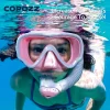 copozz masque de plongée sous marine et lunettes anti buée pour enfant, ensemble de tubes à ories facile