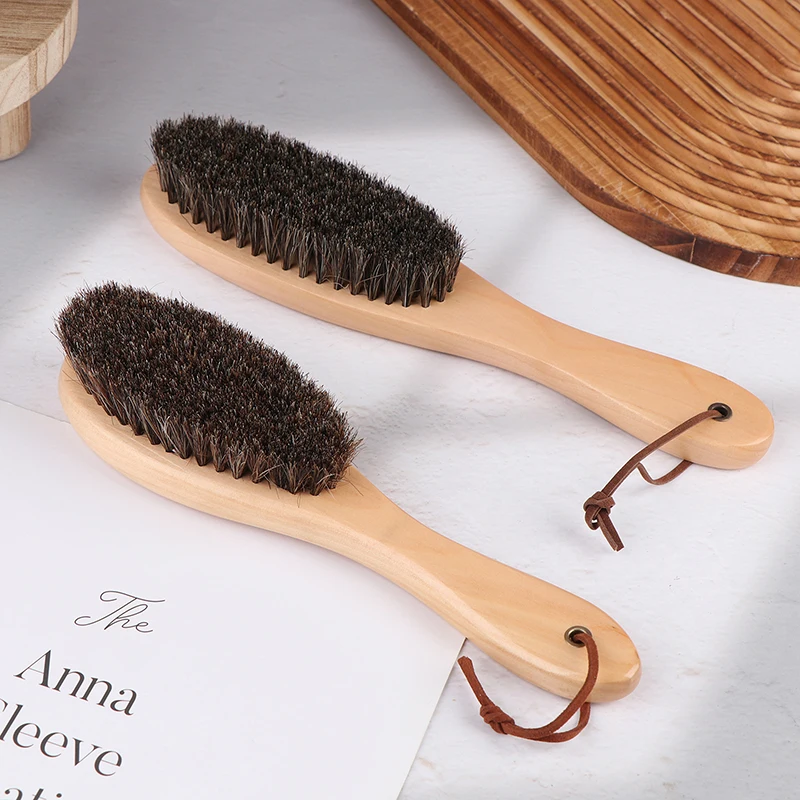 brosse en crin de cheval avec manche en bois – vernis à chaussures, nettoyage du linge et soin antistatique | brosse en crin de cheval doux brosse en crin de cheval avec manche en bois – vernis à chaussures, nettoyage du linge et soin antistatique | brosse en crin de cheval doux