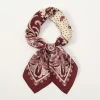 foulards carrés en soie pour femmes, châles hijab, abaya, voile islamique, turban, foulard, bandana, paréo de plage, 70x70cm, 2025