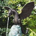Statue de Dragon de jardin, fontaine, ornement de Dragon, Sculpture d’eau en résine pour la maison, décoration de jardin, Statue de Dragon Statue de Dragon de jardin, fontaine, ornement de Dragon, Sculpture d’eau en résine pour la maison, décoration de jardin, Statue de Dragon