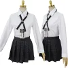 costume de cosplay anime kakegurui jabami yumeko, costume d'halloween sayaka, joueur compulsif, uniforme jk pour écolières japonaises, halloween cos
