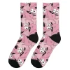 chaussettes mignonnes de chien drôle de dessin animé courageux, chaussettes d'équipage rétro harajuku, douces pour la peau, respirantes, unisexe, roman heureux, hip hop, cadeau
