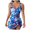 2025 femmes maillot de bain cravate noeud jupe de bain sans manches maillot de bain imprimé léopard maillots de bain monokini femme maillot de bain maillot de bain