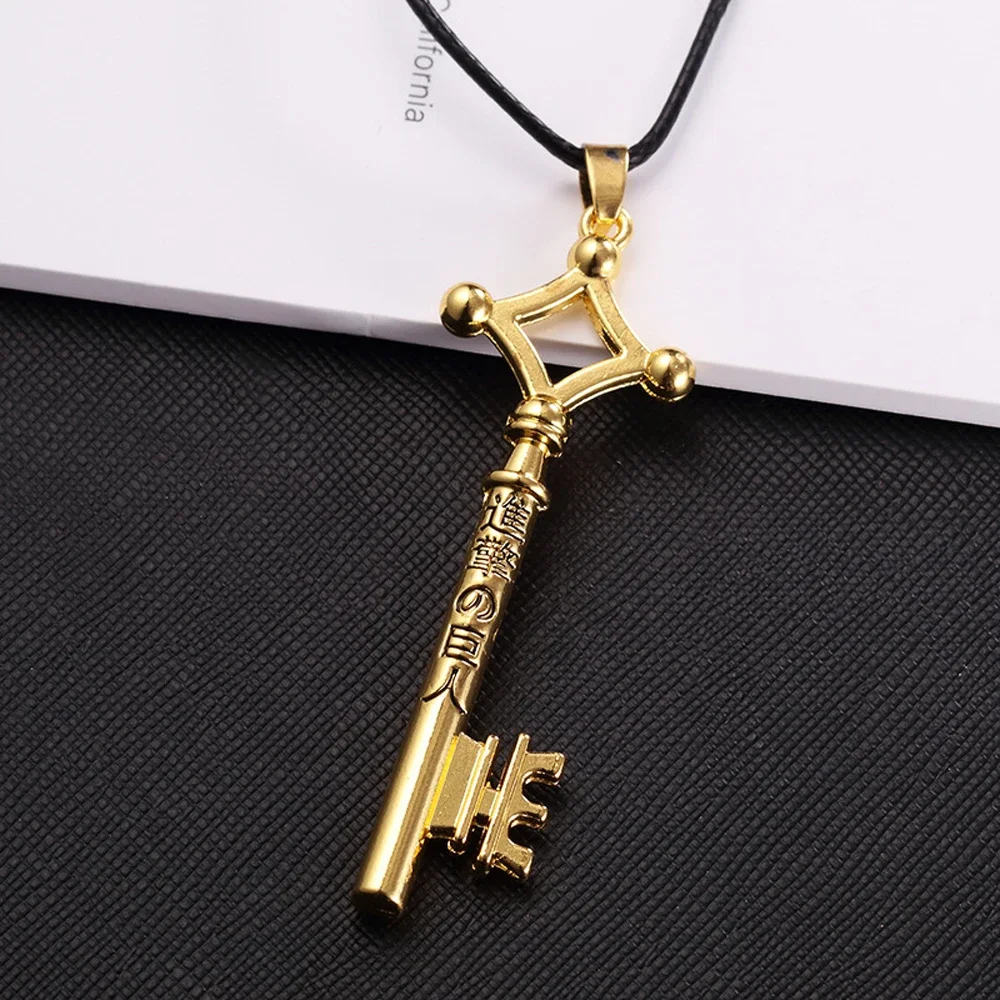 sumeng 2024 attaque sur titan collier eren clé shingeki no kyojin pendentif mode vintage rétro anime bijoux pour hommes cosplay sumeng 2024 attaque sur titan collier eren clé shingeki no kyojin pendentif mode vintage rétro anime bijoux pour hommes cosplay